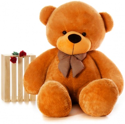 4 Feet Teddy Bear Large Very Soft Lovable/Hug-Gable Soft Toys 48 inch Girlfriends/Birthday, Wedding Gift (Brown)