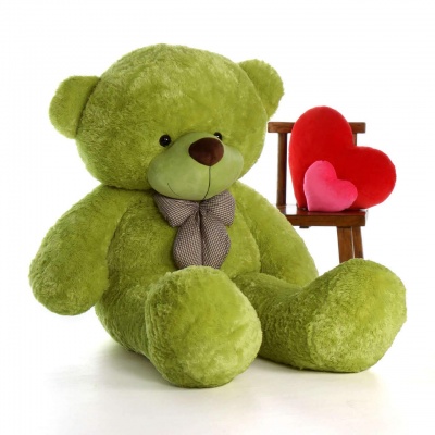 4 Feet Teddy Bear Large Very Soft Lovable/Hug-Gable Soft Toys 48 inch Girlfriends/Birthday, Wedding Gift (Green)