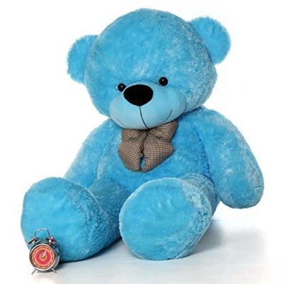 5 Feet Teddy Bear Large Very Soft Lovable/Hug-Gable 60 inches Teddy Bears Girlfriend/Birthday, Wedding Gift (Sky Blue)