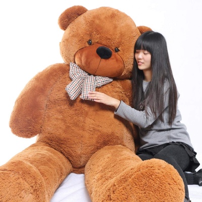 ToYBULK Real Giant 6 Feet Large Very Soft Lovable/Hug-Gable Teddy Bears 72 inch Girlfriends/Birthday, Wedding Gift (Brown)