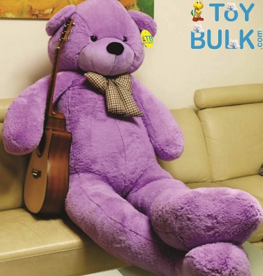 ToYBULK Real Giant 6 Feet Large Very Soft Lovable/Hug-Gable Teddy Bears 72 inch Girlfriends/Birthday, Wedding Gifts (Purple)