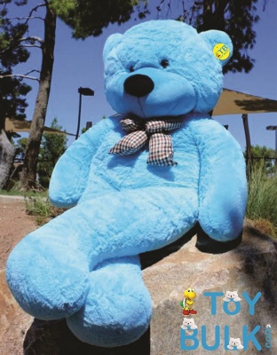ToYBULK Real Giant 6.5 Feet Large Very Soft Lovable/Hug-Gable Teddy Bears 78 inch Girlfriends/Birthday, Wedding Gift (Sky Blue)