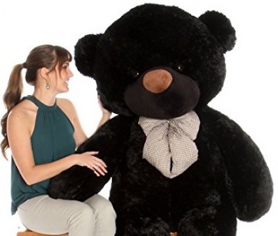 ToYBULK Real Giant 6.5 Feet Large Very Soft Lovable/Hug-Gable Teddy Bears 78 inch Girlfriends/Birthday, Wedding Gift (Black)