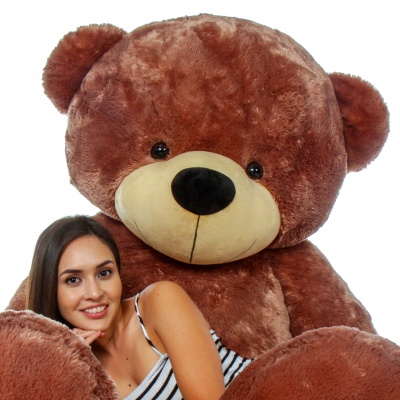 ToYBULK Real Giant 6.5 Feet Large Very Soft Lovable/Hug-Gable Teddy Bears 78 inch Girlfriends/Birthday, Wedding Gift (Chocolate Brown)