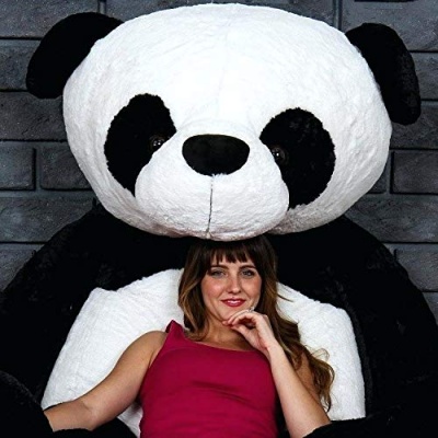 6.5 Feet Panda Bear, 78 inch Tall Panda Bears (Black and White)