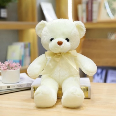 10 Colors 30cm Coloured Bear Plush Toys Stuffed Teddy Bear Soft Bear Wedding Gifts Baby Toy Birthday Gift Child Kids