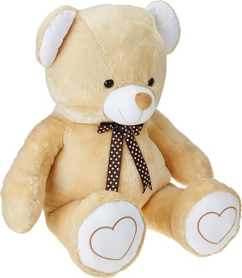 ToYBULK 3.5 Feet quality Teddy Bear soft toys Beige Colour 